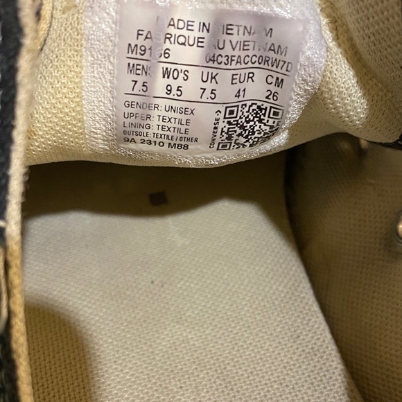 Converse Black and White All Star Sneakers - Picture 3 of 5